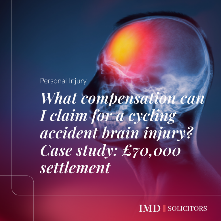 What compensation can I claim for a cycling accident brain injury? Case study: £70,000 settlement