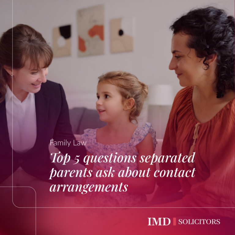 Top 5 questions separated parents ask about contact arrangements